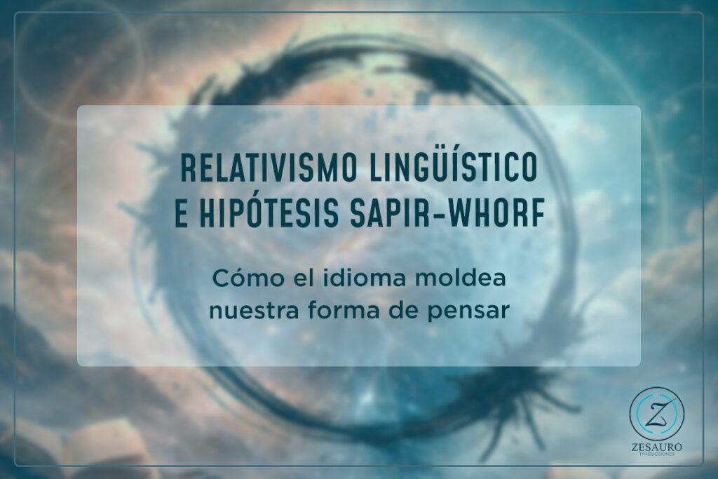 Relativismo lingüístico e hipótesis Sapir Whorf.